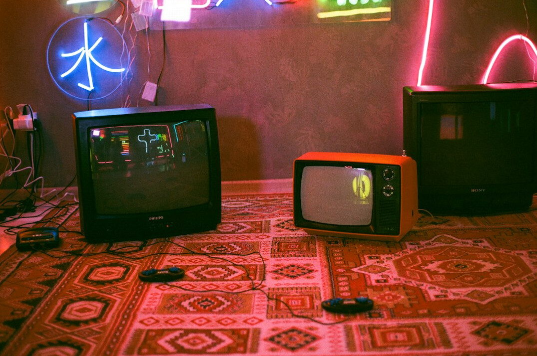 vintage television set