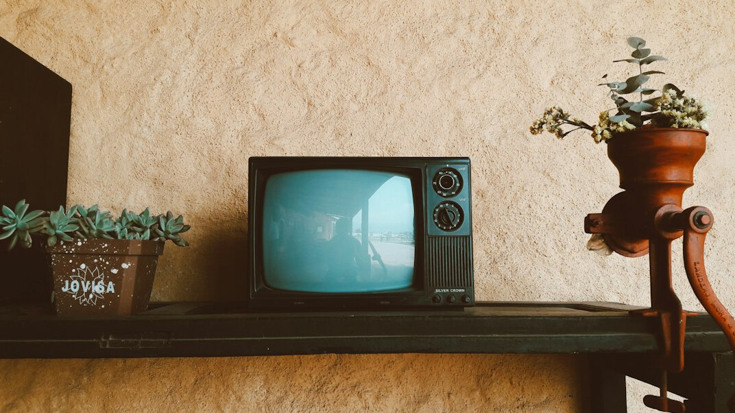 vintage television broadcast
